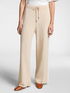 Knit trousers with striped trims image number 3