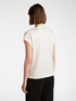 T-shirt con inserto in pizzo sulle spalle image number 1