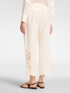 Bestickte Cropped-Hose aus Leinen image number 1