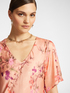 Floral satin dress image number 3
