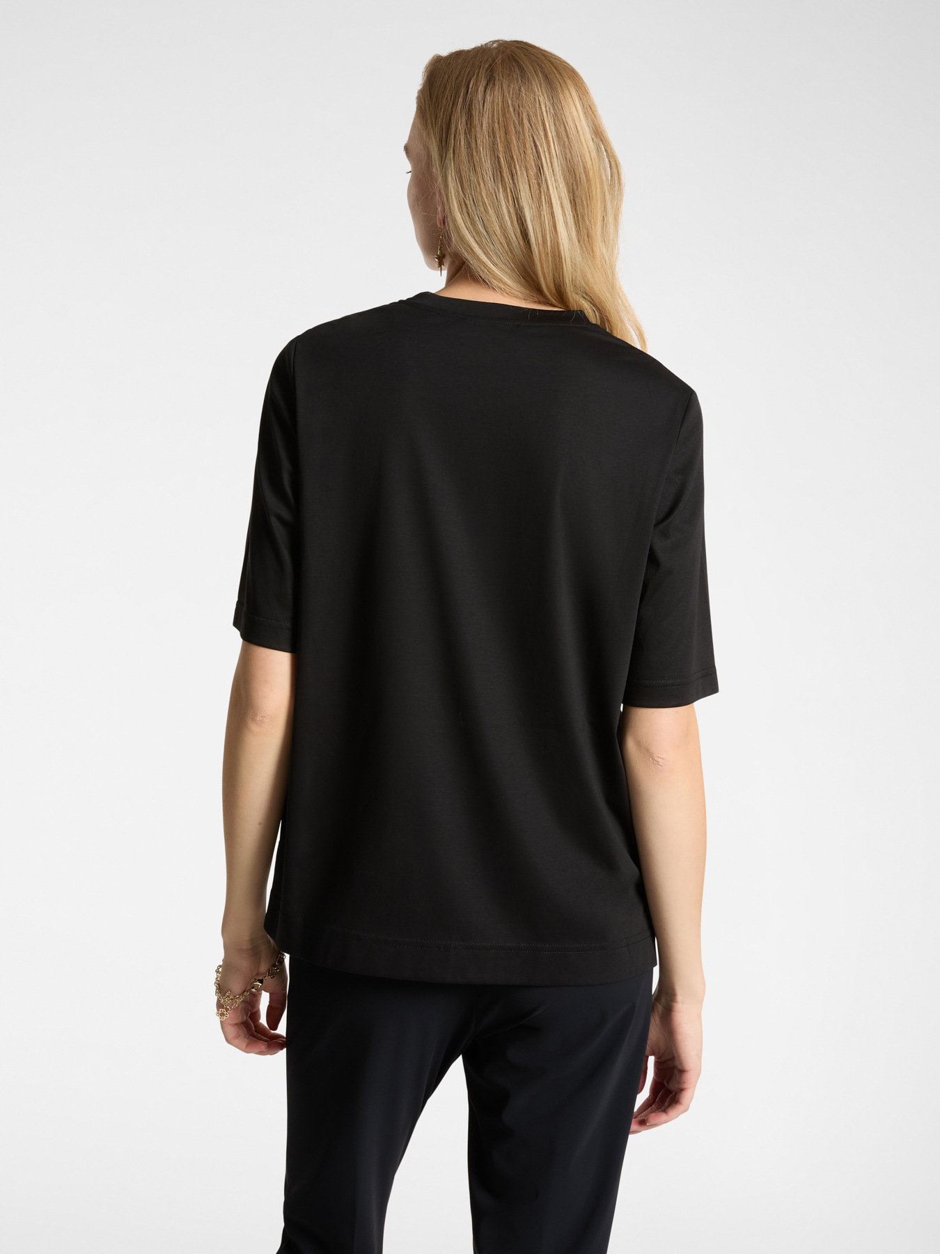 T-shirt with small rhinestone dragonfly image number 1