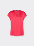 Blouse en satin avec col en V image number 4