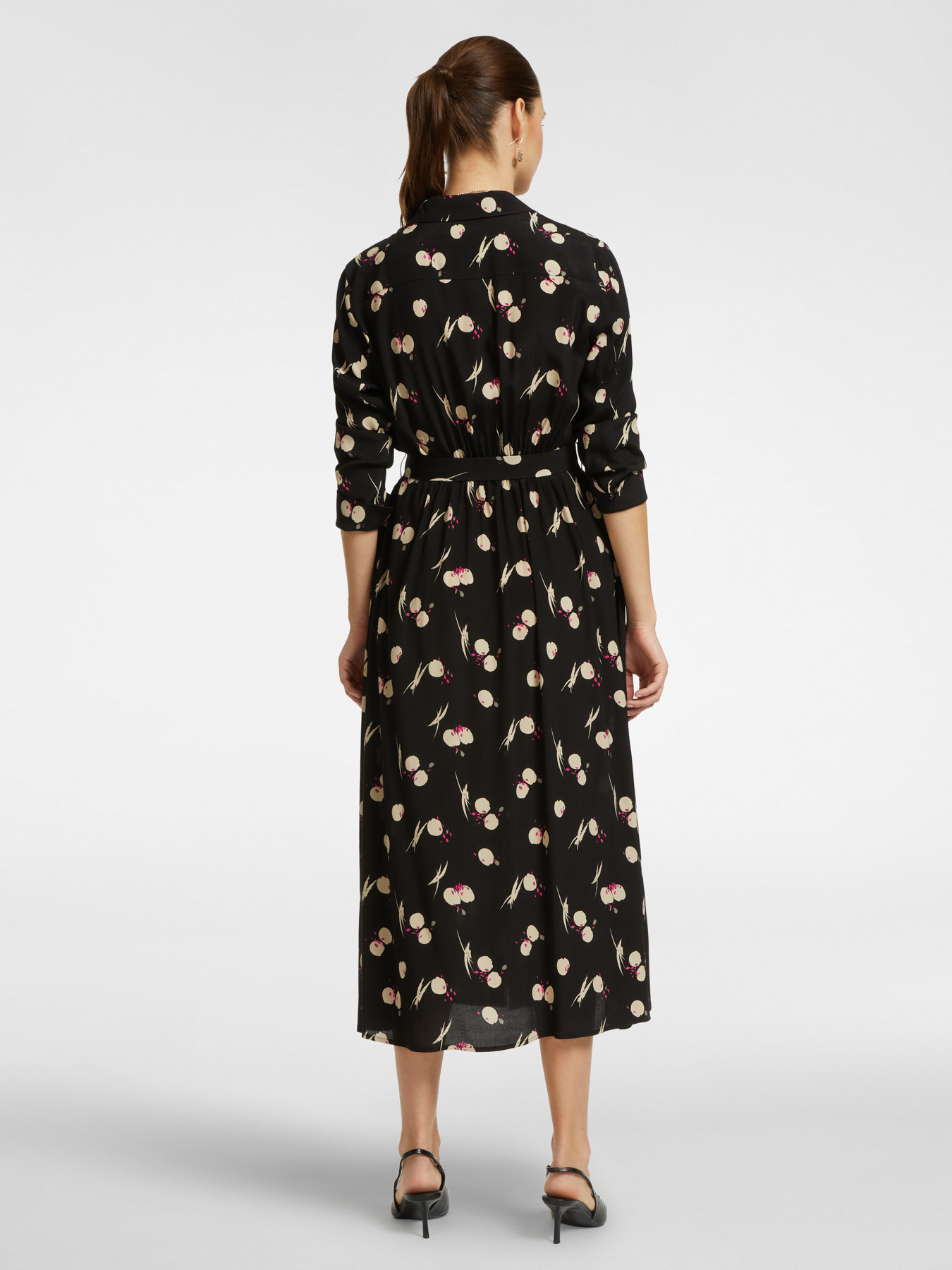 Printed shirt dress image number 1
