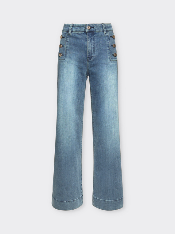 Jeans marinheiro de 5 bolsos, "Mary"