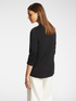 Dual-fabric T-shirt with print image number 1