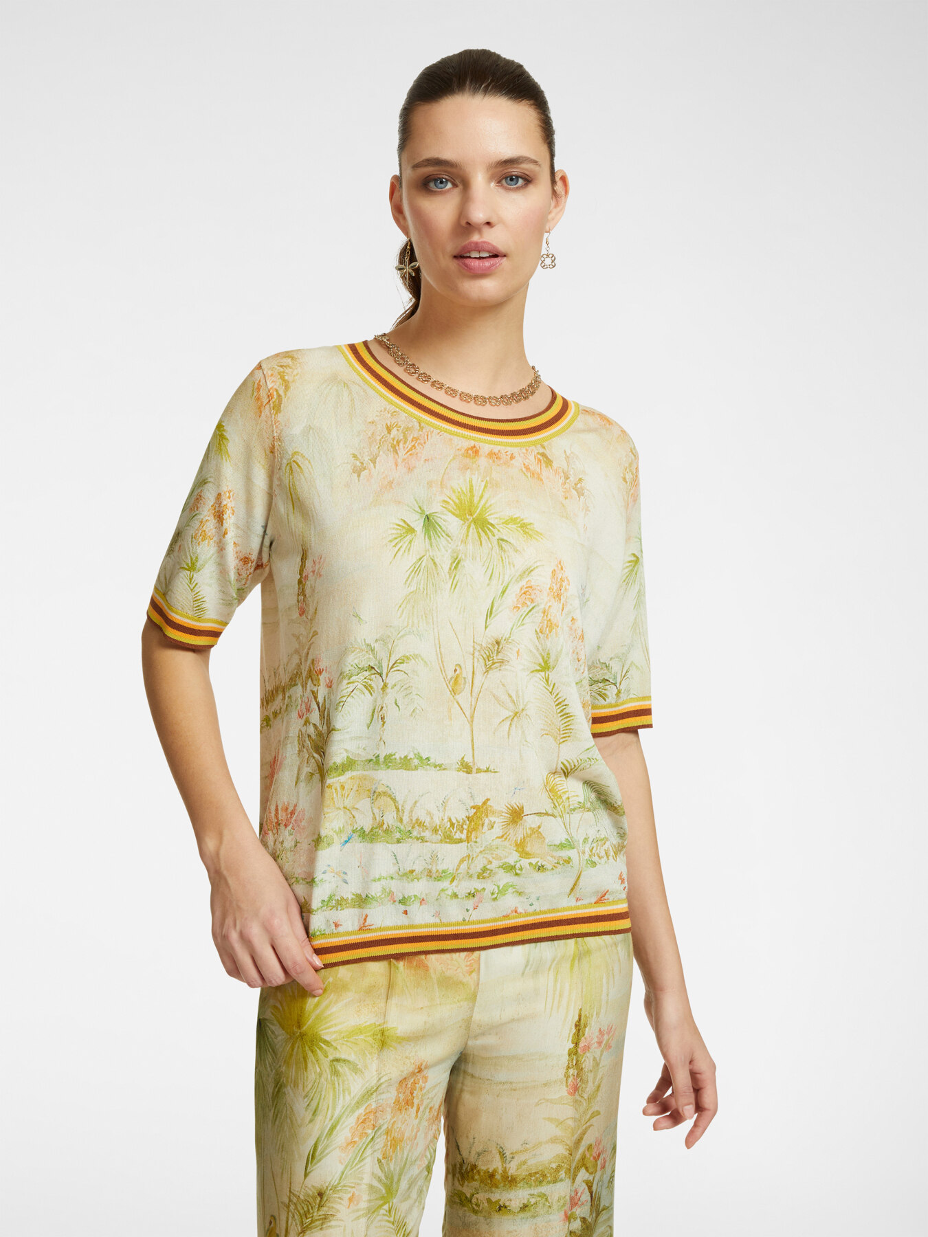 Printed sweater image number 0