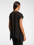 Langes T-Shirt mit Spitzen am Saum image number 1