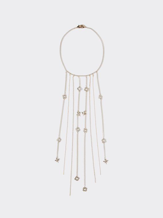 Collar con flecos