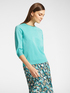 Lurex-Pullover mit Dreiviertelärmeln image number 0