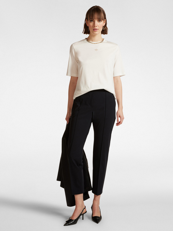 Pantalón pull-on de pierna recta