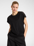 T-Shirt mit Spitzeneinsatz an den Schultern image number 0