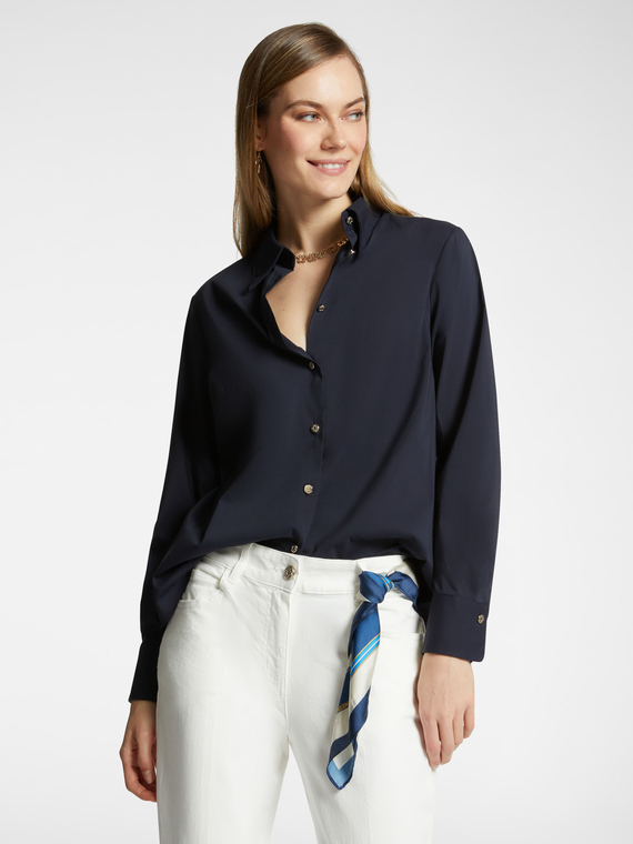 Camisola de tecido elástico