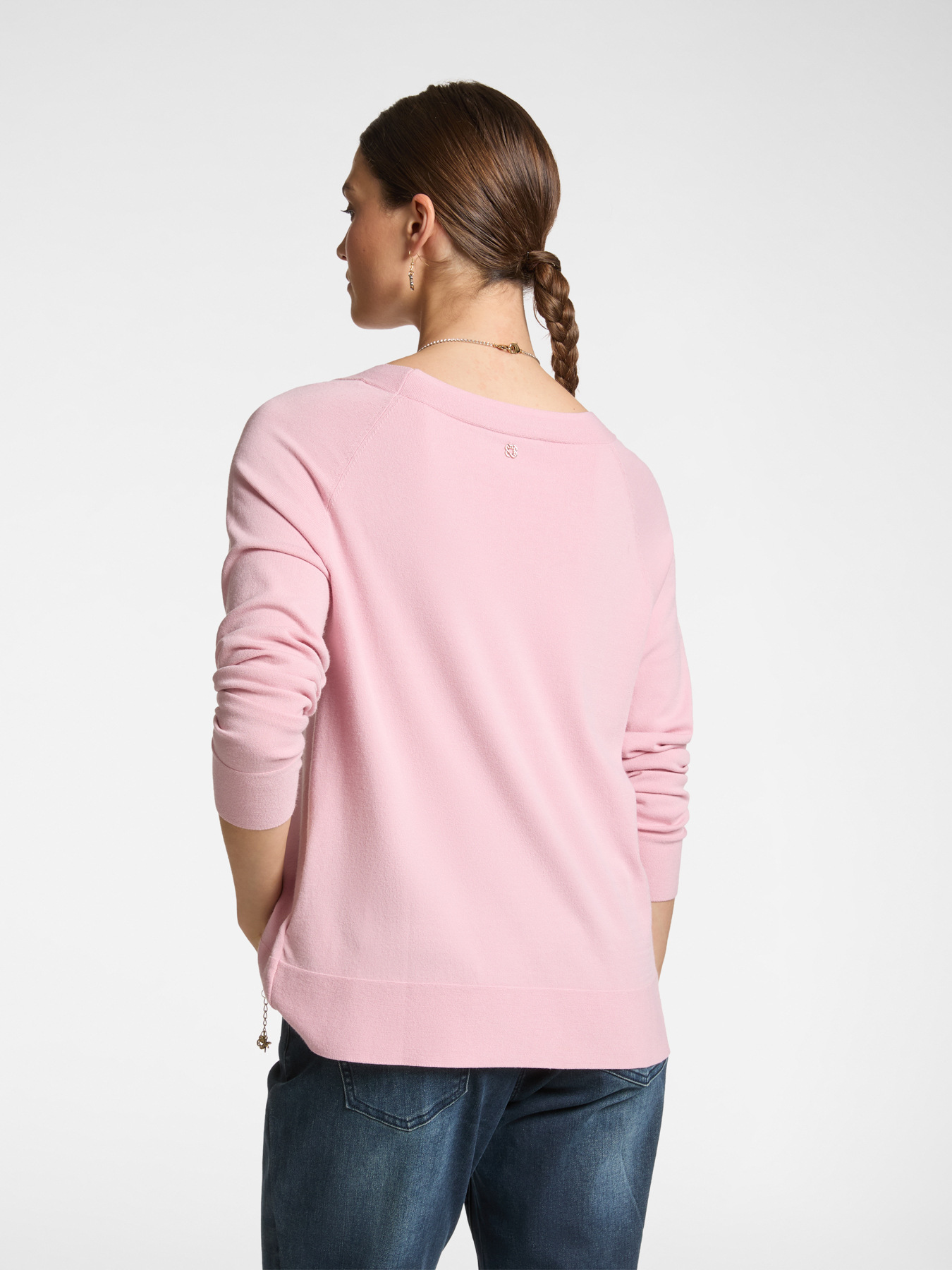 Sweater with boat neck image number 1