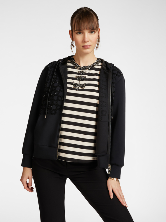 Sweatshirt with Monogram embroidery