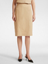 Solid color straight skirt image number 2