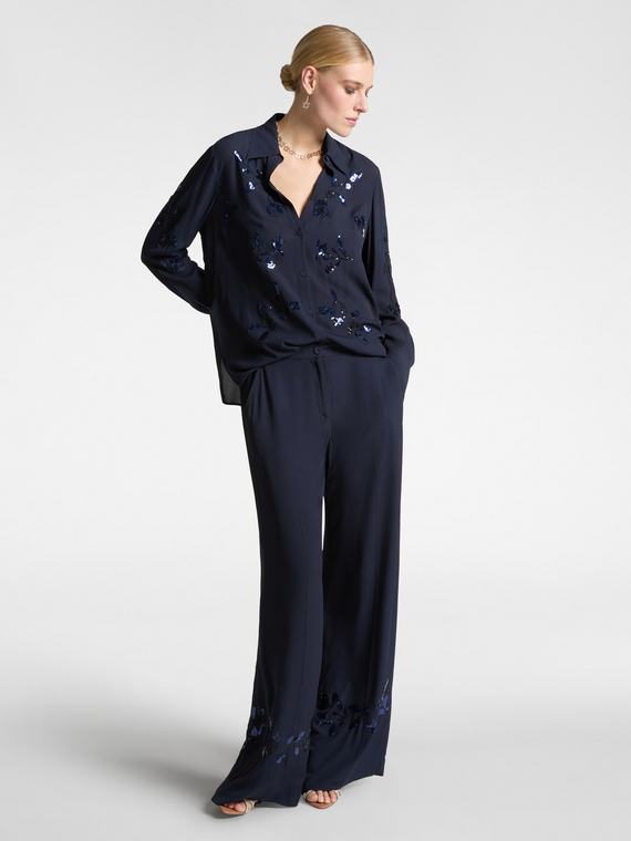 Embroidered trousers
