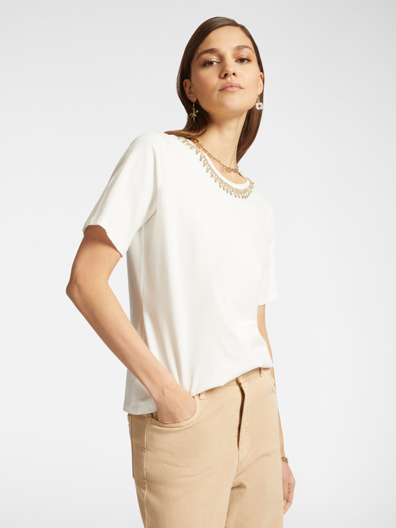 Embroidered T-shirt