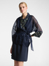 Elegant jacket in embroidered silk organza image number 0