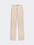 Knit trousers with striped trims image number 5