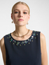 Elegant dress with embroidery image number 3