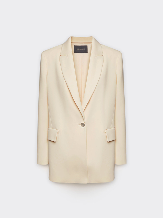 Cady crepe blazer