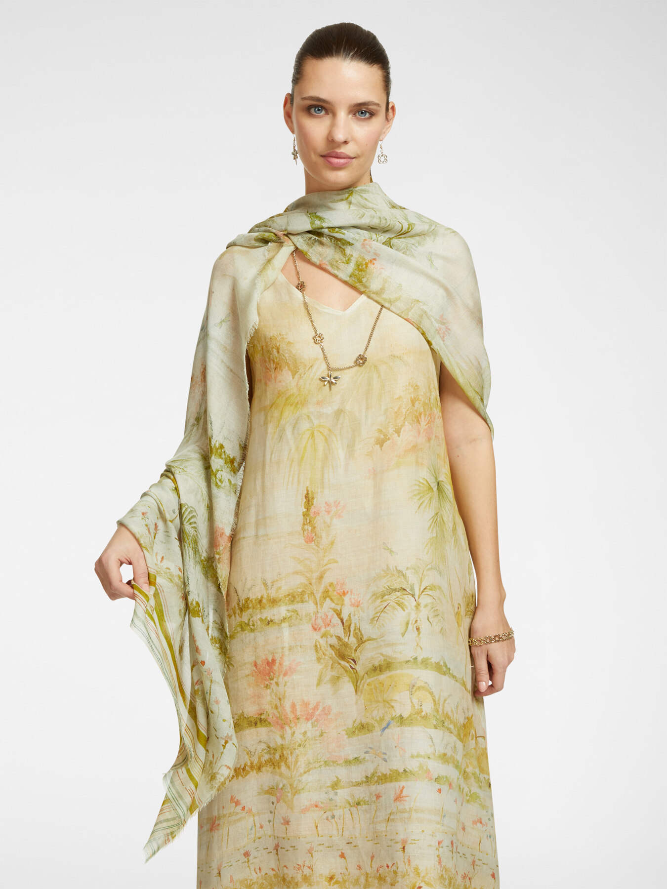 Printed modal stole image number 0